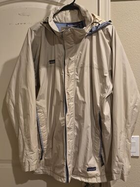 Patagonia Women's Rain Jacket in Light Tan